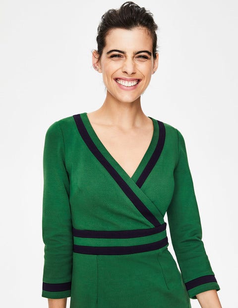 Nellie Ponte Dress - Amazon Green Nellie Ponte Dress - Amazon Green