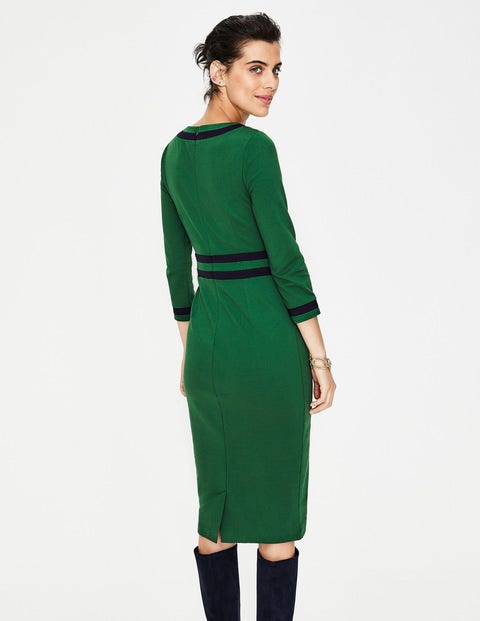 Nellie Ponte Dress - Amazon Green Nellie Ponte Dress - Amazon Green