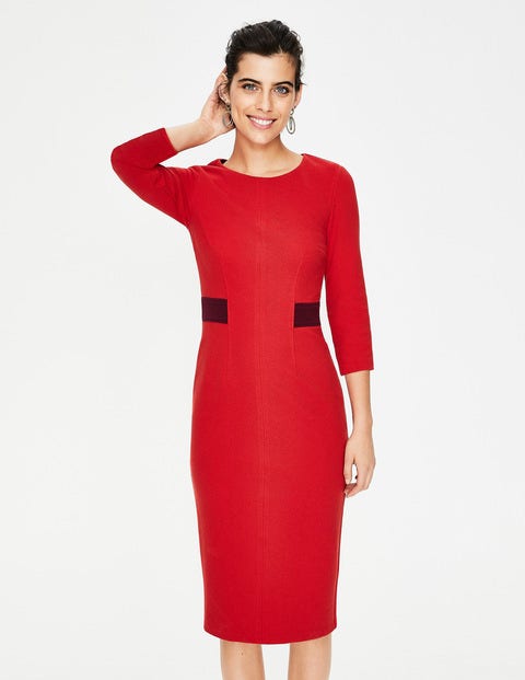 Laura Ottoman Dress - Poinsettia Laura Ottoman Dress - Poinsettia