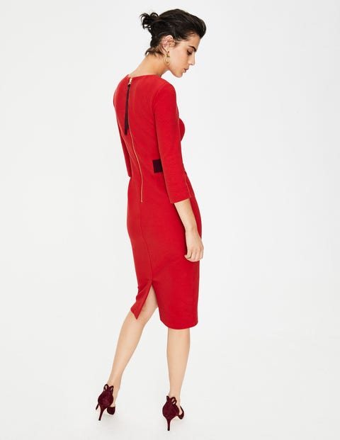 Laura Ottoman Dress - Poinsettia Laura Ottoman Dress - Poinsettia