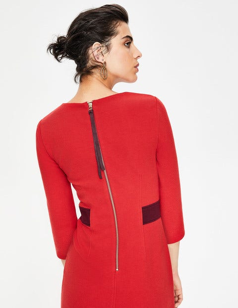 Laura Ottoman Dress - Poinsettia Laura Ottoman Dress - Poinsettia