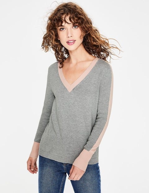 Violet Sweater - Grey Melange Violet Sweater - Grey Melange