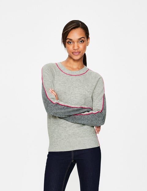 Connie Jumper - Silver/Charcoal Connie Jumper - Silver/Charcoal