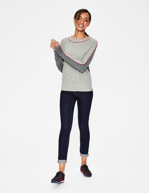 Connie Jumper - Silver/Charcoal Connie Jumper - Silver/Charcoal