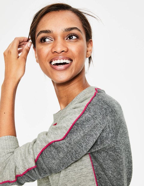 Connie Jumper - Silver/Charcoal Connie Jumper - Silver/Charcoal