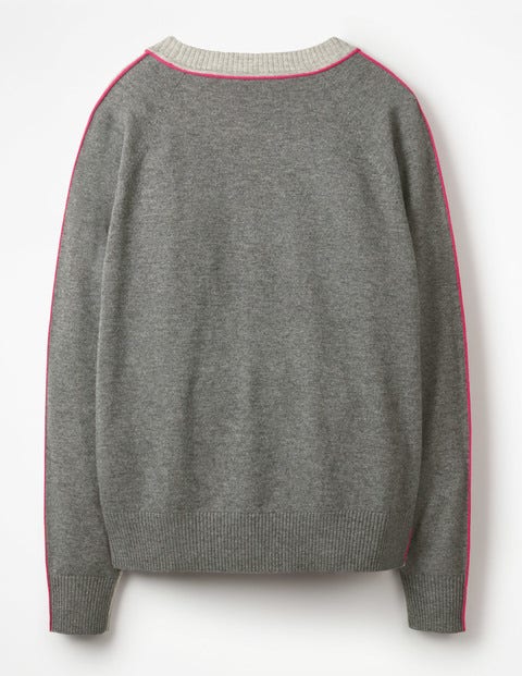 Connie Jumper - Silver/Charcoal Connie Jumper - Silver/Charcoal
