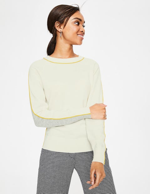 Connie Jumper - Ivory/Grey Connie Jumper - Ivory/Grey