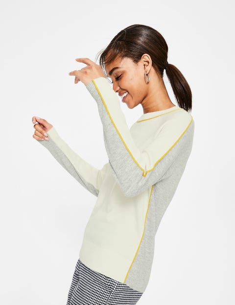Connie Jumper - Ivory/Grey Connie Jumper - Ivory/Grey