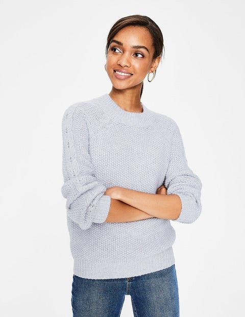 Kendal Sweater - Silver Melange Kendal Sweater - Silver Melange