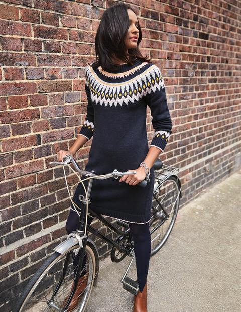 Agnes Fair Isle Dress - Navy Agnes Fair Isle Dress - Navy