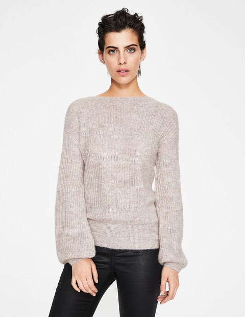 Francesca Jumper - Oatmeal Melange Francesca Jumper - Oatmeal Melange