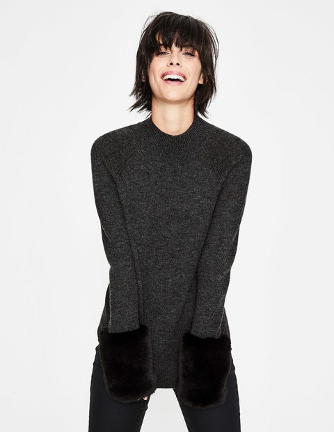 Benedicta Jumper - Charcoal Melange Benedicta Jumper - Charcoal Melange