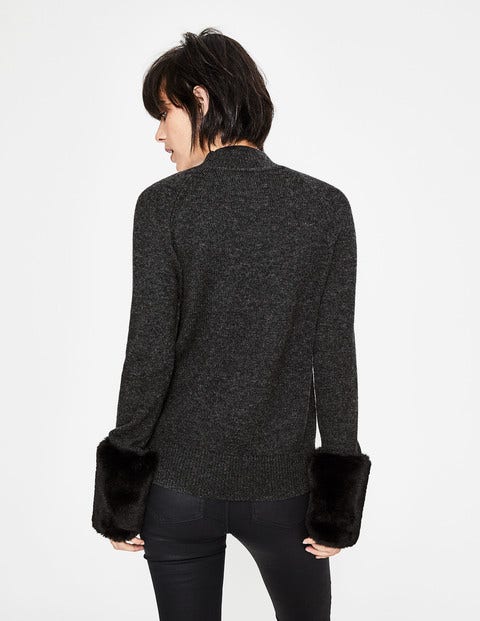 Benedicta Jumper - Charcoal Melange Benedicta Jumper - Charcoal Melange