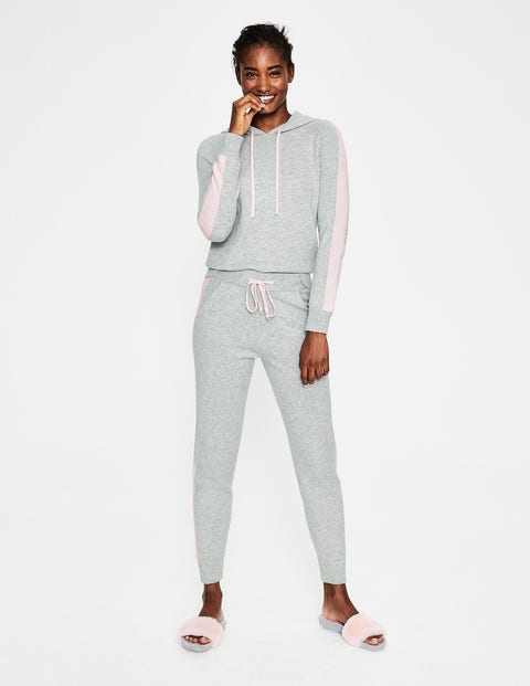 Bella Cashmere Hoodie - Silver Melange Bella Cashmere Hoodie - Silver Melange