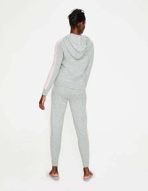 Bella Cashmere Hoodie - Silver Melange Bella Cashmere Hoodie - Silver Melange