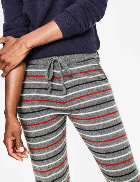 Bella Kaschmir-Jogginghose - Regenbogen/Bunt, Gestreift Bella Kaschmir-Jogginghose - Regenbogen/Bunt, Gestreift