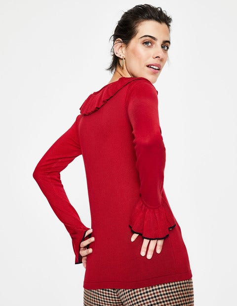 Lavinia Pullover - Weihnachtssternrot Lavinia Pullover - Weihnachtssternrot
