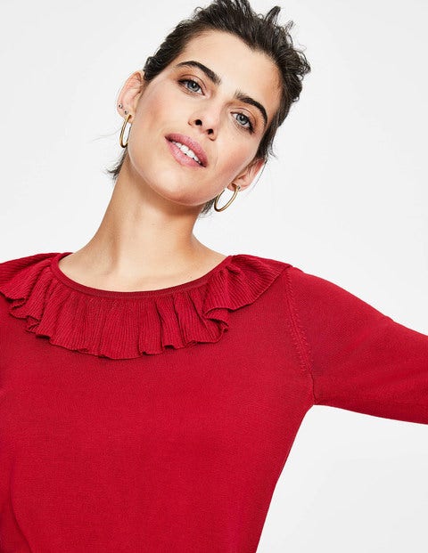 Lavinia Pullover - Weihnachtssternrot Lavinia Pullover - Weihnachtssternrot