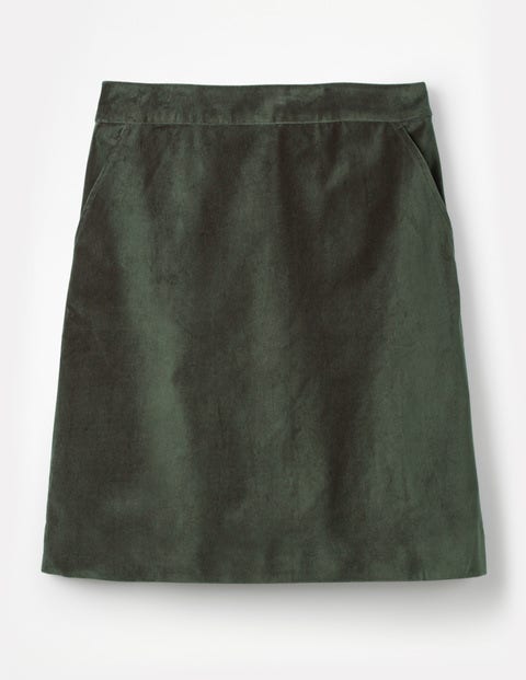 Mimi Velvet Skirt - Pine Tree Mimi Velvet Skirt - Pine Tree