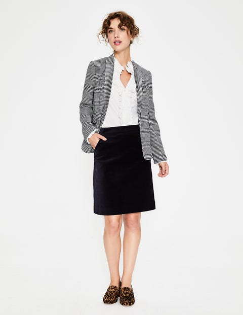 Mimi Velvet Skirt - Navy Mimi Velvet Skirt - Navy