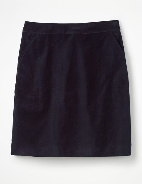 Mimi Velvet Skirt - Navy Mimi Velvet Skirt - Navy