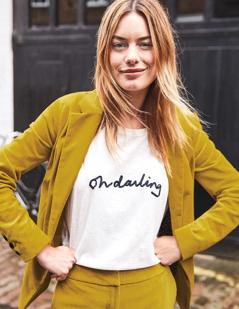 Velvet Longline Blazer - Hot Mustard Velvet Longline Blazer - Hot Mustard