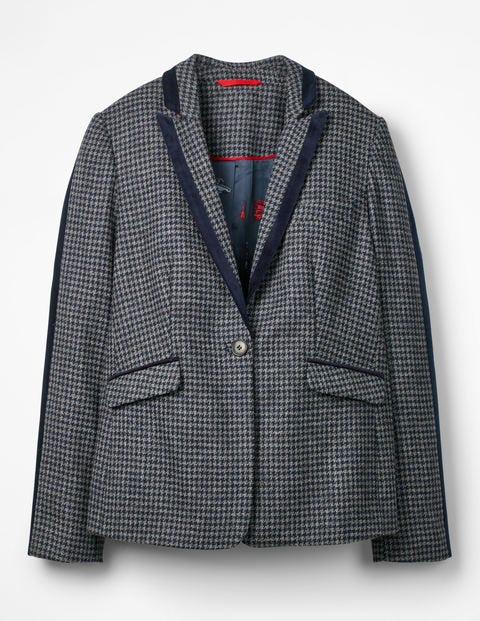 Elveden Blazer - Navy and Grey Houndstooth Elveden Blazer - Navy and Grey Houndstooth