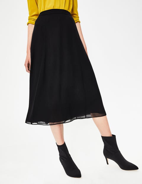 Serena Midi Skirt - Black Serena Midi Skirt - Black