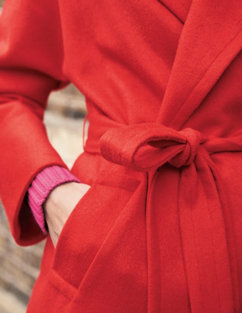 Lindfield Wrap Coat - Post Box Red Lindfield Wrap Coat - Post Box Red