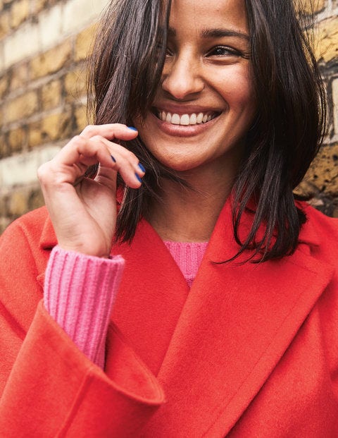 Lindfield Wrap Coat - Post Box Red Lindfield Wrap Coat - Post Box Red