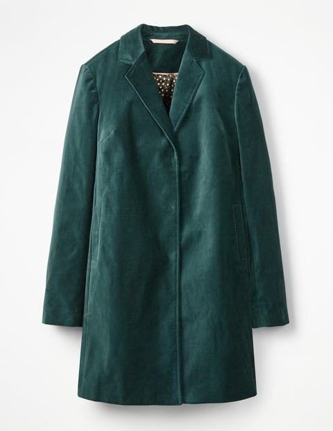 Blyford Velvet Coat - Seaweed Blyford Velvet Coat - Seaweed