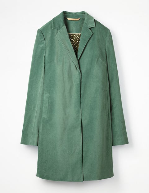 Blyford Velvet Coat - Aquamarine Blyford Velvet Coat - Aquamarine