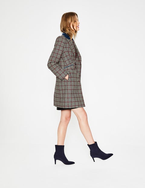 Eastbourne Coat - British Tweed Windowpane Eastbourne Coat - British Tweed Windowpane