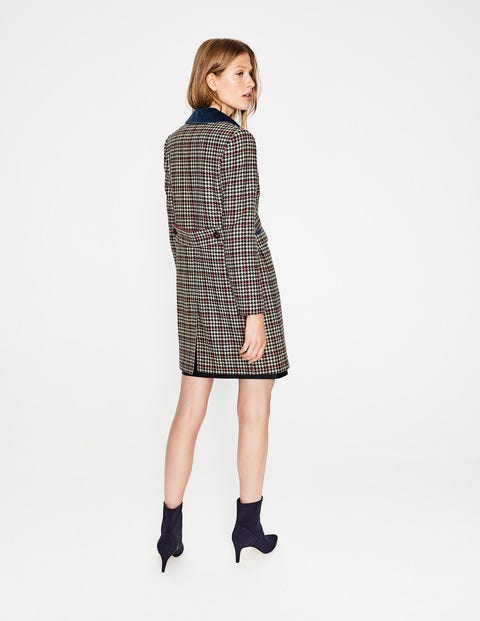 Eastbourne Coat - British Tweed Windowpane Eastbourne Coat - British Tweed Windowpane