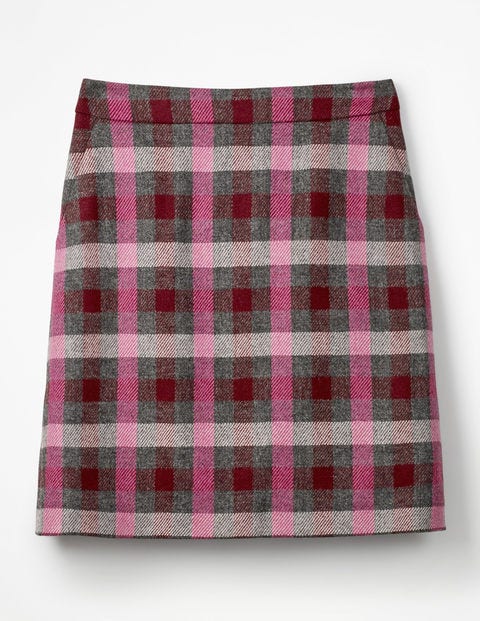 British Tweed Mini Skirt - Mulled Wine and Pop Pansy British Tweed Mini Skirt - Mulled Wine and Pop Pansy