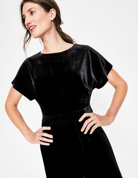 boden velvet jumpsuit