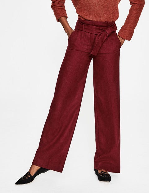 Pantalon Taille Froncée Rosemoor - Marron Pantalon Taille Froncée Rosemoor - Marron