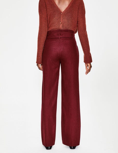 Pantalon Taille Froncée Rosemoor - Marron Pantalon Taille Froncée Rosemoor - Marron