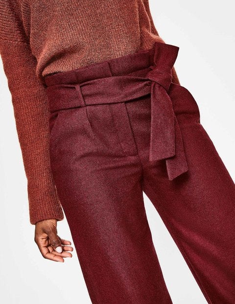 Pantalon Taille Froncée Rosemoor - Marron Pantalon Taille Froncée Rosemoor - Marron