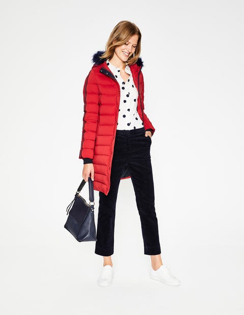 Brecon Puffer Coat - Poinsettia Brecon Puffer Coat - Poinsettia