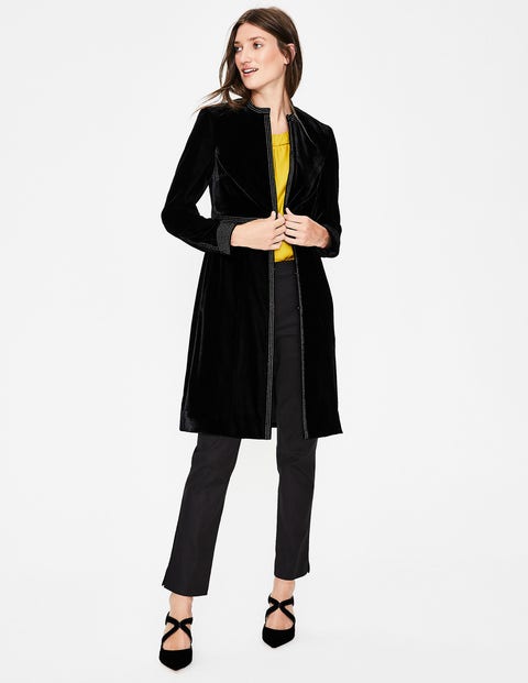 Grosvenor Party Coat - Black with Gold Bird Grosvenor Party Coat - Black with Gold Bird