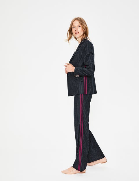 Cresswell Pinstripe Blazer - Navy Pinstripe Cresswell Pinstripe Blazer - Navy Pinstripe