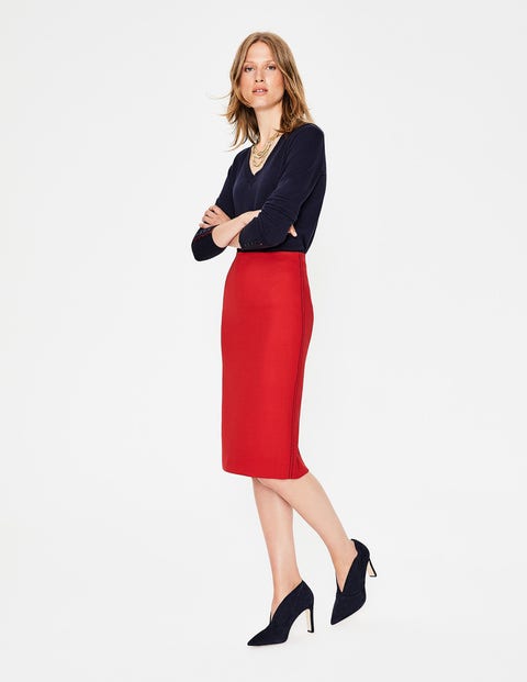 Winsford Pencil Skirt - Poinsettia Winsford Pencil Skirt - Poinsettia