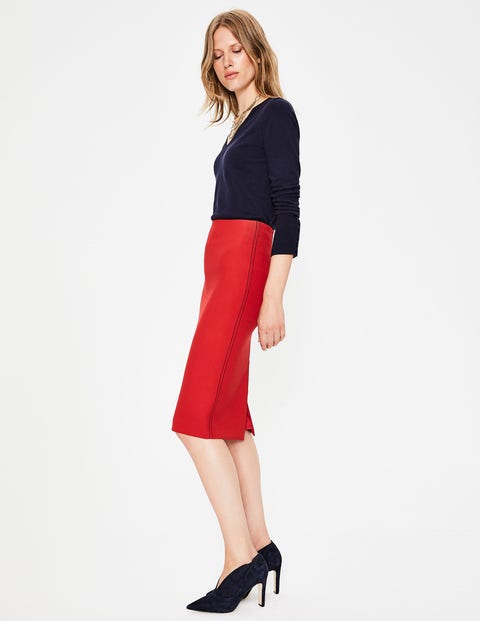 Winsford Pencil Skirt - Poinsettia Winsford Pencil Skirt - Poinsettia
