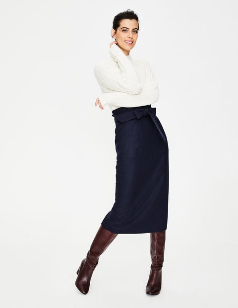 Rosemoor Paperbag Skirt - Navy Rosemoor Paperbag Skirt - Navy