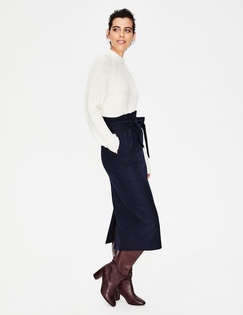 Rosemoor Paperbag Skirt - Navy Rosemoor Paperbag Skirt - Navy