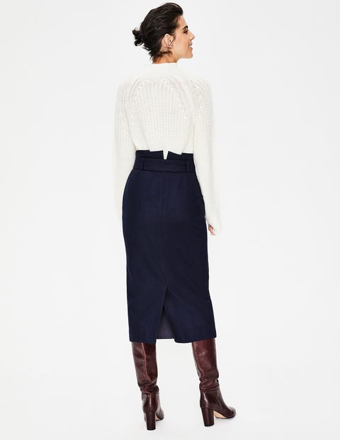 Rosemoor Paperbag Skirt - Navy Rosemoor Paperbag Skirt - Navy