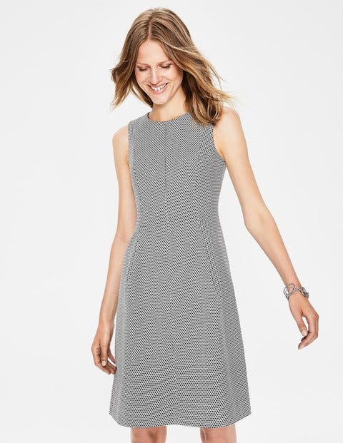 Canonbury Shift Dress - Black/Ivory Canonbury Shift Dress - Black/Ivory
