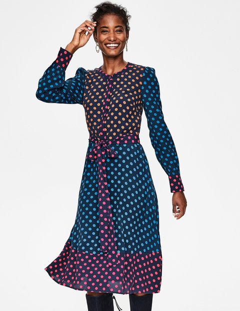 Eva Dress - Drummer Blue, Regular Spot Eva Dress - Drummer Blue, Regular Spot