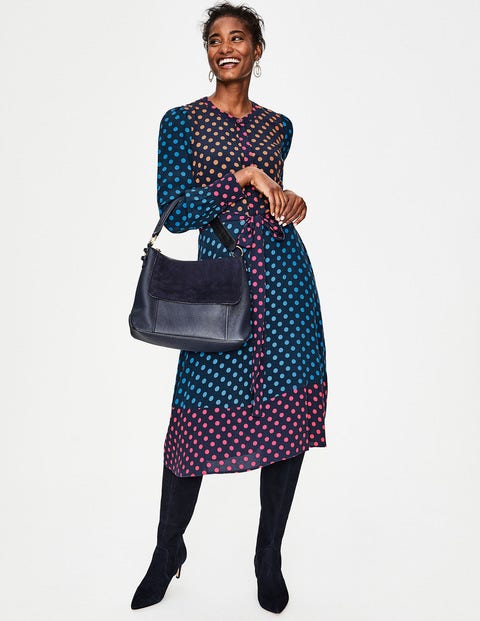 Eva Dress - Drummer Blue, Regular Spot Eva Dress - Drummer Blue, Regular Spot